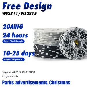 5V ws2811 3pin hạt giống <span class=keywords><strong>pixel</strong></span> bán buôn đầy đủ Giấc Mơ Màu LED dải Chuỗi Cổ Tích Đèn địa chỉ cá nhân LED <span class=keywords><strong>Pixel</strong></span> đèn - Product Image 1