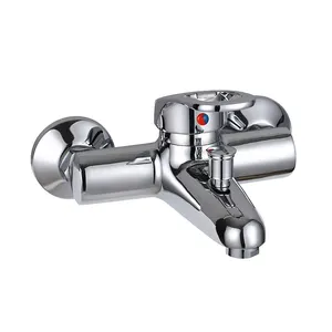 ITALOMIX Zinc Hot And Cold Water Taps Two Way Bath Tub Shower Mixer Faucet Set