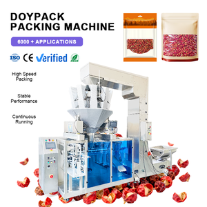 Machine d'emballage Doypack multi-têtes de haute précision pour le remplissage et la scellure de poivre du Sichuan, anis étoilé et feuilles de laurier - Product Image 1
