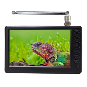 Mini TV Portatile da 5 Pollici ATSC, TV Digitale Tascabile per <span class=keywords><strong>Auto</strong></span> con Batteria Ricaricabile da 1500mAh, Supporto USB per Campeggio - Product Image 1