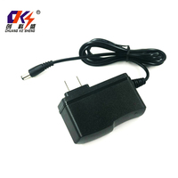 Adaptador de Corriente Personalizado de 12V 1A, Negro, Transformador de 5.5*2.1mm, Fuente de Alimentación de CC de 12W, Adaptador de Pared de 12V 1A con Enchufe Estadounidense