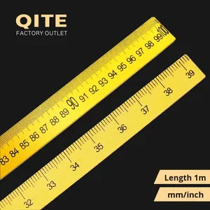 Mặt Trăng Sao <span class=keywords><strong>R</strong></span>-100 1M/100Cm Cm Cm Đôi Quy Mô Gỗ Thợ May Của Thẳng Cai Trị Cho Giảng Dạy Trình Diễn May - Product Image 2