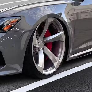 Jantes forgées en alliage gris argenté personnalisées Deep Tesla Model 3 17 18 pouces 5X120 5X112 5x114.3 pour Audi A8 S8 RS8 A7 A6 A5 A4 A3 Q5 - Product Image 4