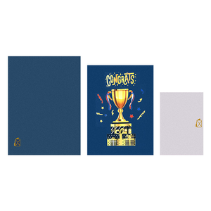 हाई स्कूल कॉलेज और विश्वविद्यालय के स्नातकों के लिए बधाई कार्ड 3 डी बधाई - Product Image 3