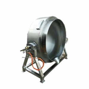 Industrial Double Jacketed Kettle Cooking Boiling Machine 50L Gas Cooking Tilting Kettle With <b>Stirrer</b> Hard Candy Jacket Pot - Product Image 2