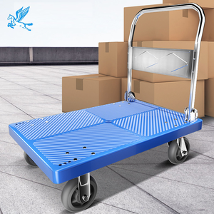 Tianma bốn bánh nhựa gấp giỏ hàng Xe đẩy nền tảng cấu trúc cho xe tay với bánh xe - Product Image 3