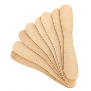 Bastoncini per Gelato Riutilizzabili Ecologici in Legno di Betulla Bianco con Rivestimento in Carta, Bordo Dritto 75MM, 12 Pezzi/Confezione, Marca Linke - Product Image 6