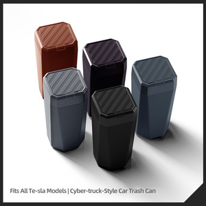 Nuevo Diseño de Contenedor de Basura de Plástico para Auto con Tapa, Almacenamiento en la Consola, Bote de Basura para Vehículo, Accesorios para Auto y Hogar - Product Image 4