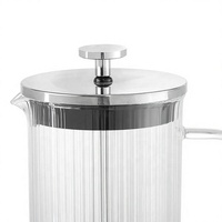Cafetière expresso anti-explosion 1000 ml – Idéale pour les pauses café au bureau, les rituels du thé de l'après-midi – Logo personnalisé – Presse française