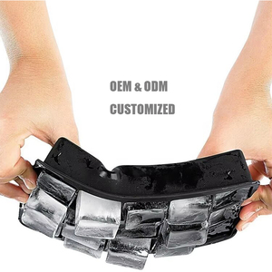 Lớn 15-khoang Silicone <span class=keywords><strong>Ice</strong></span> Cube khuôn khay tròn bóng hình dạng thực phẩm cấp an toàn Tủ đông sử dụng làm cho ngon kem ngay lập tức - Product Image 1