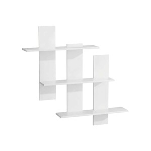 Estante de exhibición de pared de varios niveles de 3 capas para almacenamiento de libros y figuras en la sala de estar. - Product Image 4