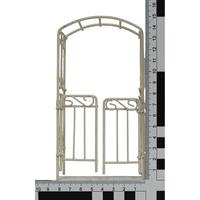 Arco de Jardín Moderno Mini ZICOM Alemania Modelo 9069-G1038-W Blanco Fácil de Montar Cercas para Granjas y Balcones