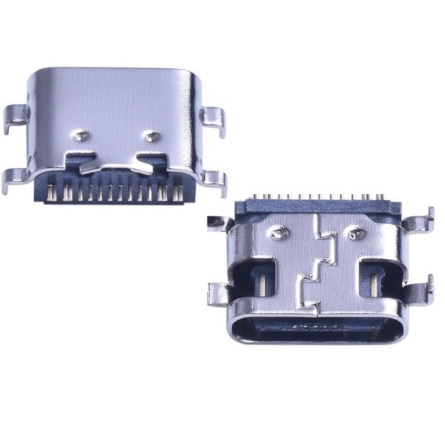 mini 6 16 24 pin usb type c connector male 2.0 3.0 3.1 USB type c connector socket PCB USB connector