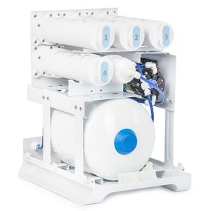 Série de purificateurs d'eau fabriqués au Vietnam, distributeur de filtre à eau pour usage sur bureau, entièrement en plastique, appareil électroménager. - Product Image 2