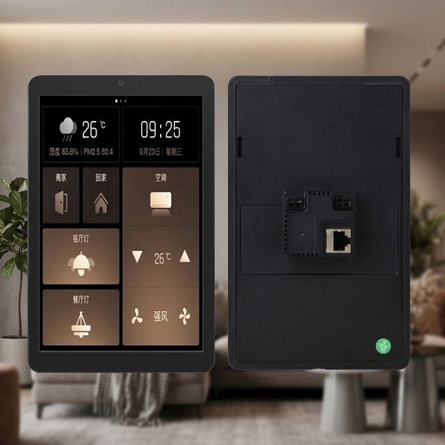 Wall Mount 8 Inch Smart Home Control Panel Touch Screen Android 13 System Automation Device Control POE Tablet Panel