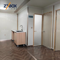 Casa Contenedor Expandible Prefabricada ZYBOX con Textura de Ladrillo, Lista para Enviar, Casa Pequeña Plegable Modular para Oficina en Patio Trasero en EE. UU. y Australia