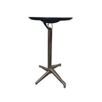 Table basse sur mesure OEM ODM, design spécial, petite et facile à déplacer, plateau en ABS avec base en aluminium