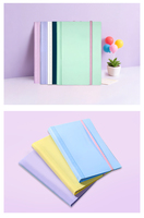 2025 nouveau dossier portable A4 pliable avec attaches Pages intérieures transparentes produit de classement rapide et pratique