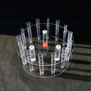 Support de table pour gâteau en acrylique transparent 30*30*15cm pour gâteaux de mariage, décoration de fête - Product Image 4