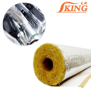ISOKING <span class=keywords><strong>Laine</strong></span> de verre en tube 720mm <span class=keywords><strong>70mm</strong></span> 70kg/m³ Isolation en feuille SSL Corée KS pour centre de données AIDC Verre recyclé Classe A1 - Product Image 1
