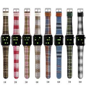Nuovo Design Cinturino in Tessuto Nylon e Pelle per <span class=keywords><strong>Apple</strong></span> <span class=keywords><strong>Watch</strong></span> Ultra2 9 8 7 6 <span class=keywords><strong>5</strong></span> 4 3 2 40mm 45mm - Product Image 1