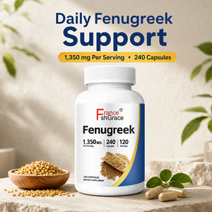 Suplemento de Semillas de Fenogreco Herbal Shecome, Apoyo Digestivo, Equilibrio Diario, 1350 mg, 240 Cápsulas de Semillas de Fenogreco para Mujeres y Hombres - Product Image 4
