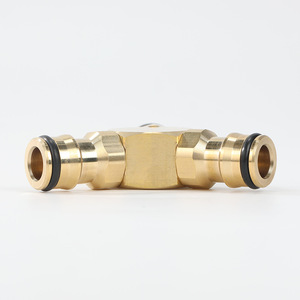 Connecteur en laiton en forme de T, diamètre intérieur de 1/2 pouces, pour tuyaux de plomberie d'alimentation en eau - Product Image 2
