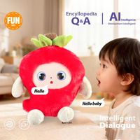 Nouveaux jouets en peluche mignons et originaux, rembourrage en coton PP, conversation intelligente IA, contrôle par application mobile, cadeau confortable, taille 11-30 cm