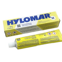 Colle acrylique non durcissable Hylomar M 80G du Royaume-Uni avec sonde magnétique pour une élimination facile, pour usage automobile - Bleu, utilisable de -50°C à +250°C
