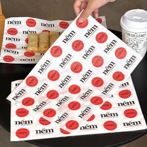 Custom Print Logo Disposable Eco-Friendly Biodegradable Recyclable Waterproof Tray Liner Food Grade PE Coated Grease Proof BBQ - Product Image 4