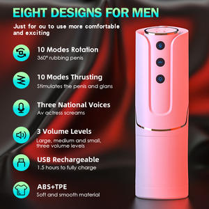 2023 7 frecuencia estiramiento calefacción hombre masturbación inteligente taza dispositivo máquina usable manos libres masturbador taza para hombres - Product Image 3