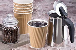 8oz respetuoso con el medio ambiente <span class=keywords><strong>para</strong></span> llevar de doble pared taza de papel de café 12Oz <span class=keywords><strong>para</strong></span> café - Product Image 4