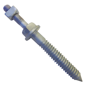 Tornillo de suspensión de cable Quan Pham B de alta calidad galvanizado según ASTM A-153, cuerpo de tuerca-ajustador forjado de 5/8" de diámetro - Product Image 1