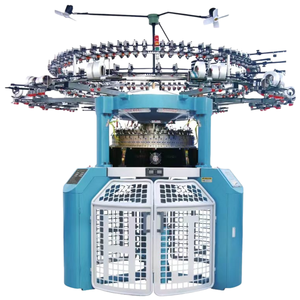 Machine à tricoter Jacquard double circulaire automatique à grande vitesse informatisée pour un usage domestique - Product Image 1