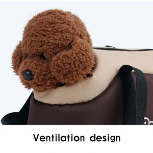 Yajie perros pequeños gato al aire libre viaje Tote Pet Sling Bag Pug <span class=keywords><strong>Yorkshire</strong></span> Terrier cachorro portátil hombro al aire libre viaje bolsa de transporte de mascotas - Product Image 4