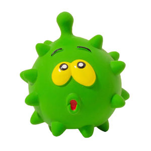 Sürdürülebilir Çevre Dostu TPR ve Lateks Köpek Oyuncağı Sevimli Karikatür Büyük Gözlü Ses Çıkaran Yavru Topu İnteraktif Evcil Hayvan Çiğneme Oyuncağı 7.5cm - Product Image 3