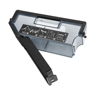 Poubelle à vidage automatique noire compatible avec les aspirateurs robots <span class=keywords><strong>Ecovacs</strong></span> <span class=keywords><strong>X1</strong></span> OMNI / <span class=keywords><strong>X1</strong></span> <span class=keywords><strong>TURBO</strong></span> / <span class=keywords><strong>X1</strong></span> PLUS, accessoire de remplacement - Product Image 4