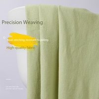 Tela de Punto de Doble Cara Teñida con Hilo, Mezcla de Poliéster/Algodón, Antibacteriana, Resistente al Viento, para Bolsos y Ropa - Múltiples Diseños
