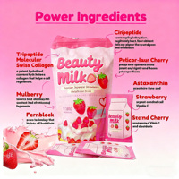 Produits Tendance 2026 Premium Lait en Poudre Dear Beauty Éclaircissant Visage Fraise Glutathion Boissons et Suppléments
