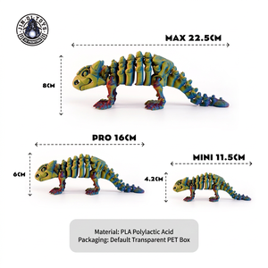 ของเล่นสัตว์แบบข้อต่อเคลื่อนไหวได้ ทำจาก PLA พิมพ์ 3 มิติ เป็นมิตรกับสิ่งแวดล้อม เปลี่ยนสีได้ เหมาะสำหรับงานปาร์ตี้และงานสังสรรค์ในครอบครัว - Product Image 5