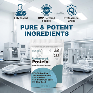 Proteína Vegetal Vegana de Marca Privada en Polvo, Proteína de Guisante, Arroz Integral y Nuez Pili, Suplemento para el Desarrollo Muscular, Venta al por Mayor, Suministro a Granel OEM - Product Image 2