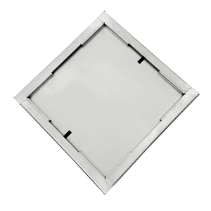 실외용 손쉬운 직사각형 매입형 맨홀 커버 스틱 방지 스테인레스 스틸 보이지 않는 맨홀 커버 - Product Image 3