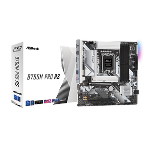 Tarjeta Madre Económica para Computadora ASRock <span class=keywords><strong>B760M</strong></span> Pro RS, Formato M-ATX, Socket LGA1700 para Escritorio - Product Image 1