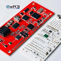 Kit de roulette virtuelle électronique de vente chaude jouet de lumière de jardin solaire télécommande voiture Microphone sans fil carte PCB