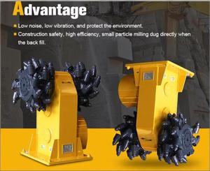 Cortador de Tambor para Excavadora Wolver |   Accesorio de Trituradora Hidráulica para Roca, para Construcción y Minería - Product Image 5