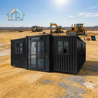 Maison de luxe moderne en conteneur de 30 pieds, maison en acier entièrement équipée pour villa de vacances et unité résidentielle haut de gamme