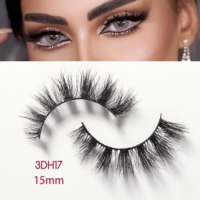 Heidi gros léger et doux 3D court cils de vison naturel forme de poupée 13mm