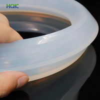 Bague en caoutchouc gonflable de qualité alimentaire, anneau de scellage transparent personnalisé, 10 pièces, résistant à la chaleur