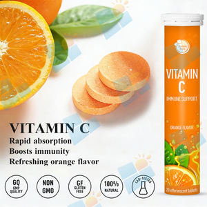 Harga Grosir Label Pribadi Tablet Air Efervesen Vitamin C 1000mg <span class=keywords><strong>Plus</strong></span> untuk Mendukung Sistem Kekebalan Tubuh dan Meningkatkan Energi - Product Image 3
