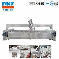 Machine de découpe à jet d'eau CNC 5 axes pour pierre, métal, verre, céramique, caoutchouc, mousse